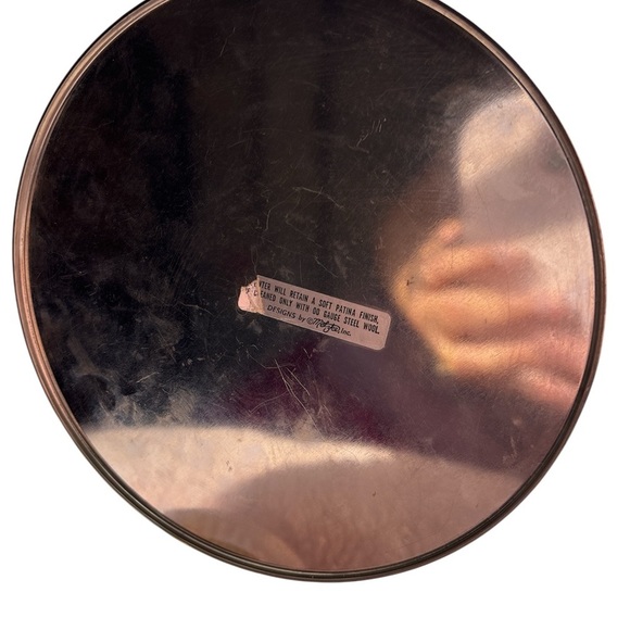 Round Metzke Pewter Round Tin, Vintage 1970s, Gray Tin Sand Dollar Pewter Lid - Picture 5 of 10